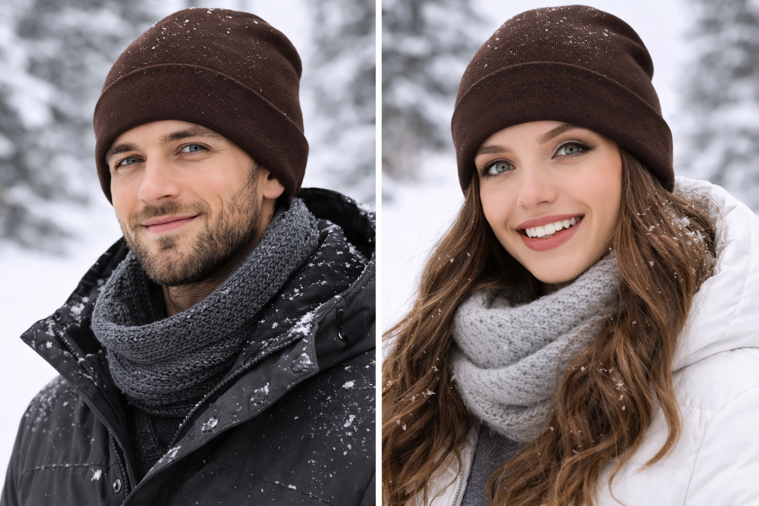 KISA KAHVERENGİ BERE